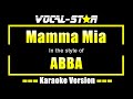 Abba  mamma mia  with lyrics vocal star karaoke 4k