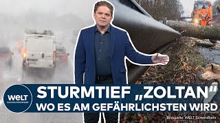 STURMTIEF "ZOLTAN": Schwere Sturmböen! – Warnung vor Orkanböen an den Küsten und in den Alpen