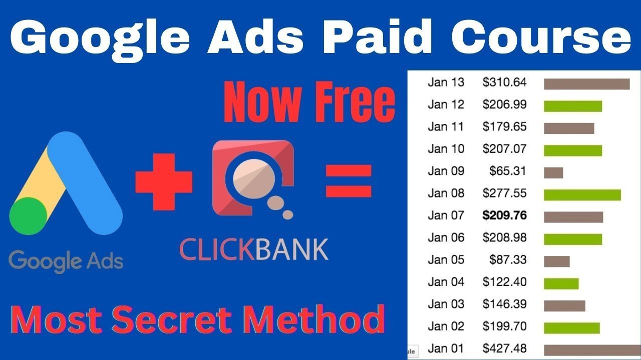 How To Run Google Ads for ClickBank Affiliate Marketing | Most Secret ...