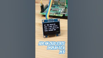 Connect & Program an OLED Stats Display on Raspberry Pi OS Bookworm