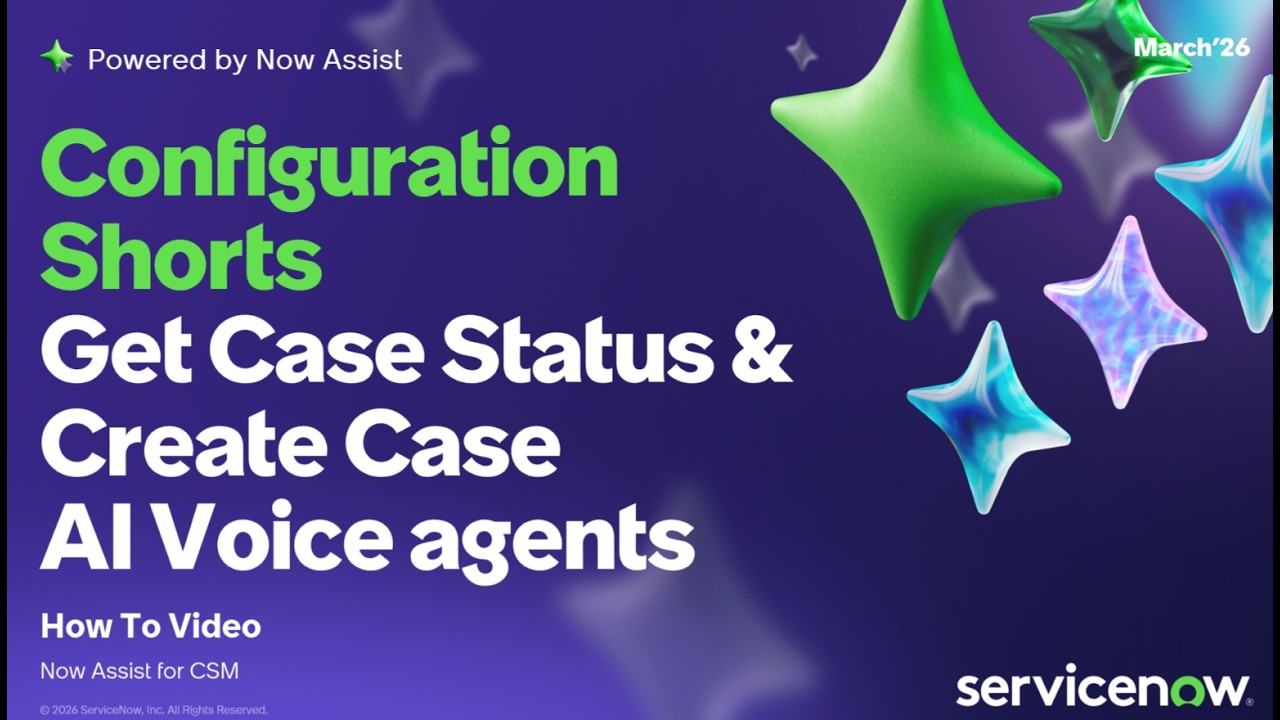 AI voice agent configuration for customer service case management