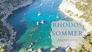 Rhodos 2023  Faliraki  Rhodos City  Lindos  Tsambika  Anthony Quinn Bay  Paralia Antoni Kouin