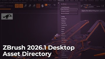 Getting Started with ZBrush Desktop - Asset Directory