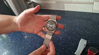 Horlogebandje voor smartwach met magneet of klittenband