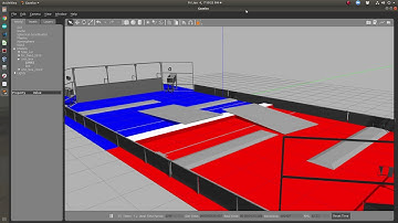 ROS simulated car with joystick control