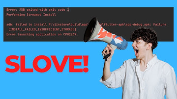 Error adb exited with exit code 1 performing streamed install in flutter