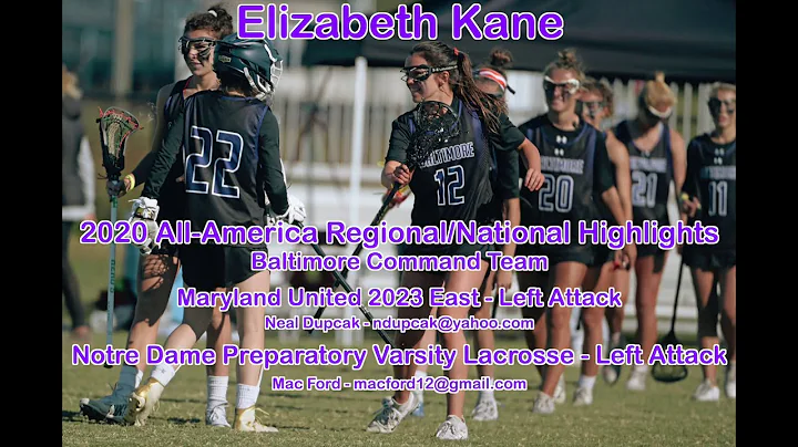 Elizabeth Kane 2020 All-America Regional/Nationa.....