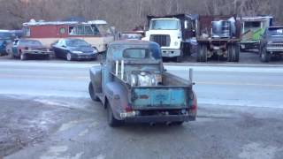 49 ford truck hemi powered top loader 4-speed daily driver
