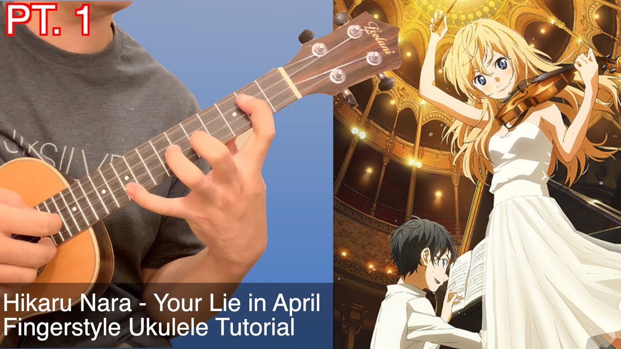 Your Lie in April OP1 - Hikaru Nara - Goose House (Anime Ukulele