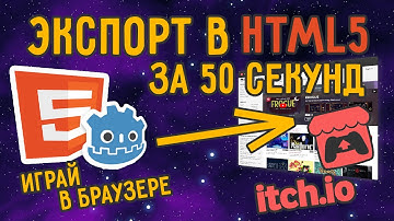 Экспорт HTML5 игр на itch.io / Godot Engine