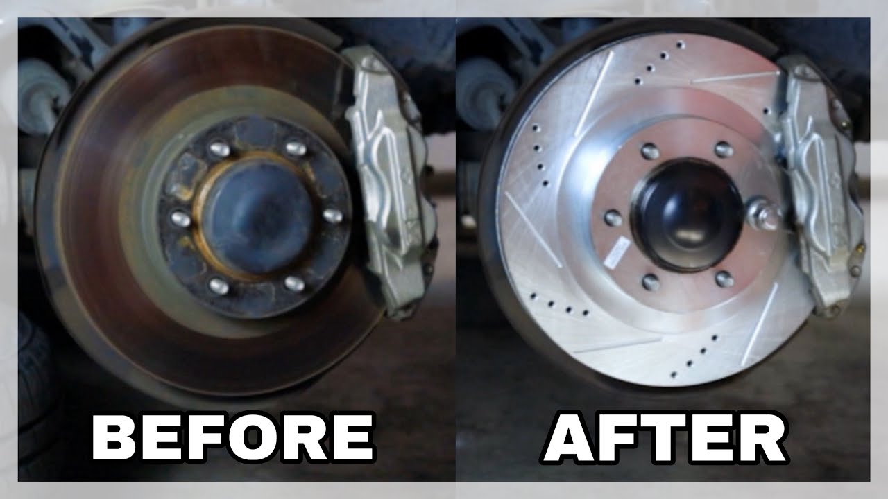 How To Easily Replace Front Brake Pads And Rotors On A 4Runner - YouTube
