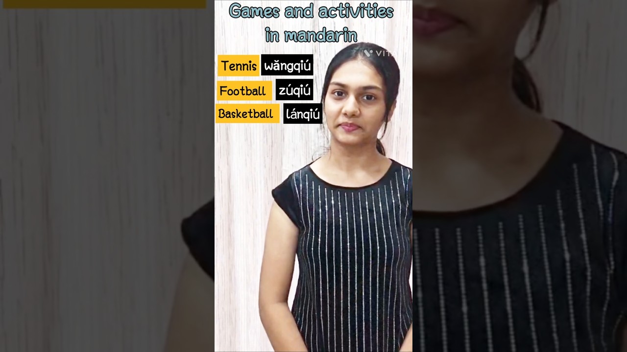 Sports and Activities in mandarin. #chineseforbeginners #chineselanguage #freemandarinchinese