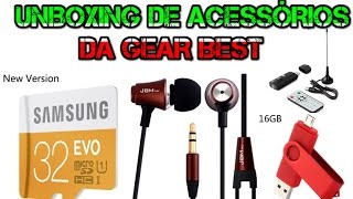 UNBOXING DOS ACESSORIOS DA \