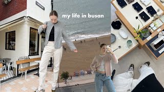 Busan vlog  cute decor & stationary shopping, cafe's, a new chapter & husband chats