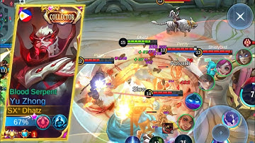 DONT UNDERESTIMATE YU ZHONG IN LATE GAME! | YU ZHONG MOBILE LEGENDS