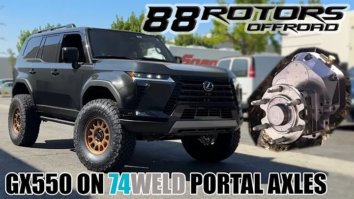 2025 LEXUS GX550 OVERTRAIL+ ON 74WELD PORTAL AXLES & 37" TIRES