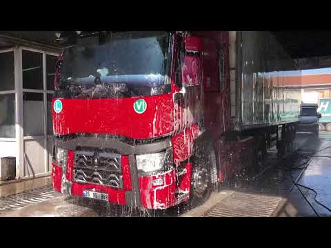 TIRIN RENGİ DEĞİŞTİ! BOL köpük Tır ALT DIŞ Yıkama | DİRTY Truck changes colors with pressure washer