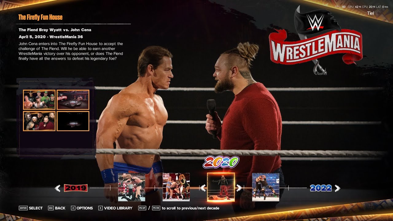 The Fiend Bray Wyatt vs. John Cena | WrestleMania 36 - YouTube