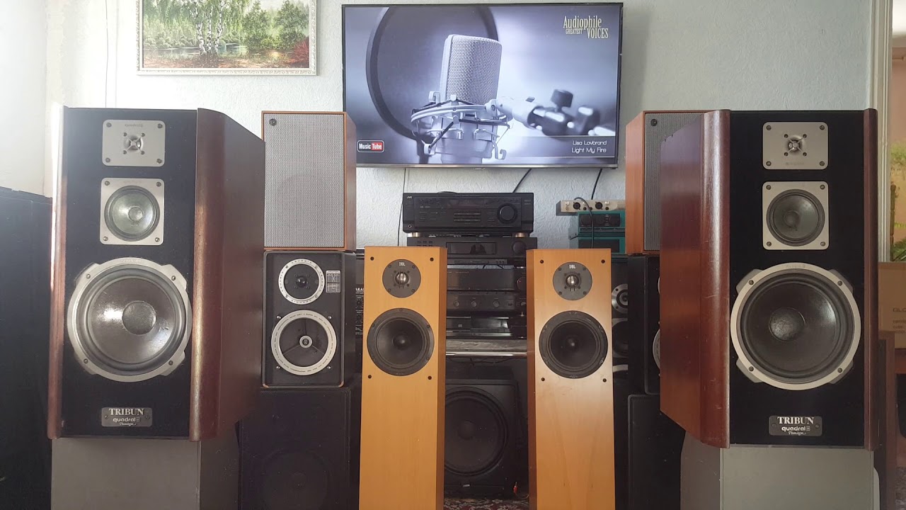 Quadral tribun mk iv & denon pma 1080r test youtube