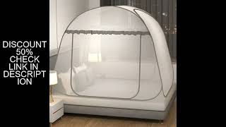 Simple Yurt Mosquito Net Portable Camping Tent Single Double Bed Canopy For Adult Foldable Bunk Mesh