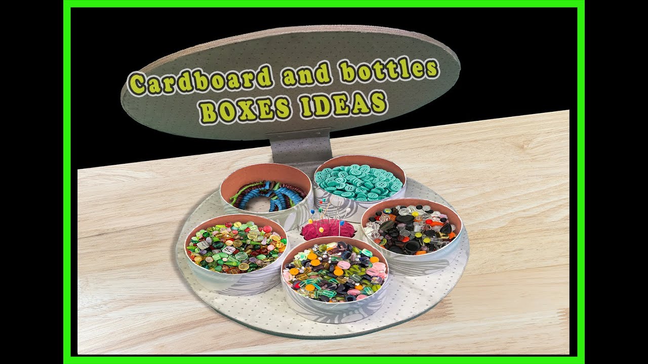 DIY craft How to Make Storage Box Out of Cardboard YouTube