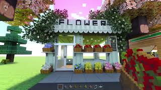 Minecraft Flower Shop Decoration | [1.26]