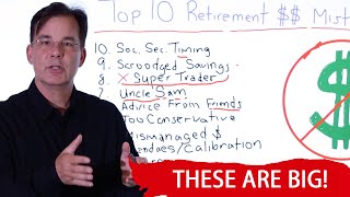 10 MONEY MISTAKES to AVOID in Retirement