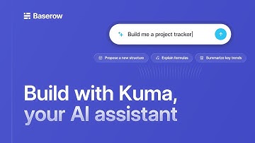 Meet Kuma: Baserow’s AI Assistant for Building Databases, Formulas & Automations