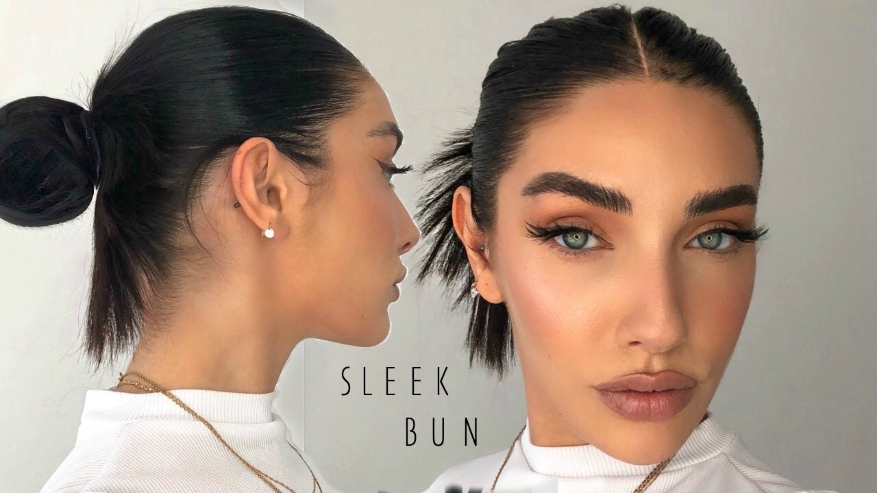 Model Off Duty Hair Bun Youtube