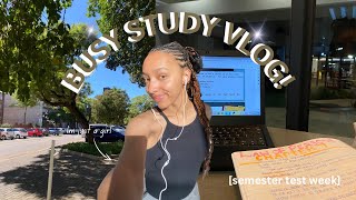 STUDY VLOG |a TIRING week at uni |Studying for semester tests + new glasses etc…