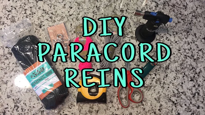 DIY Paracord Reins
