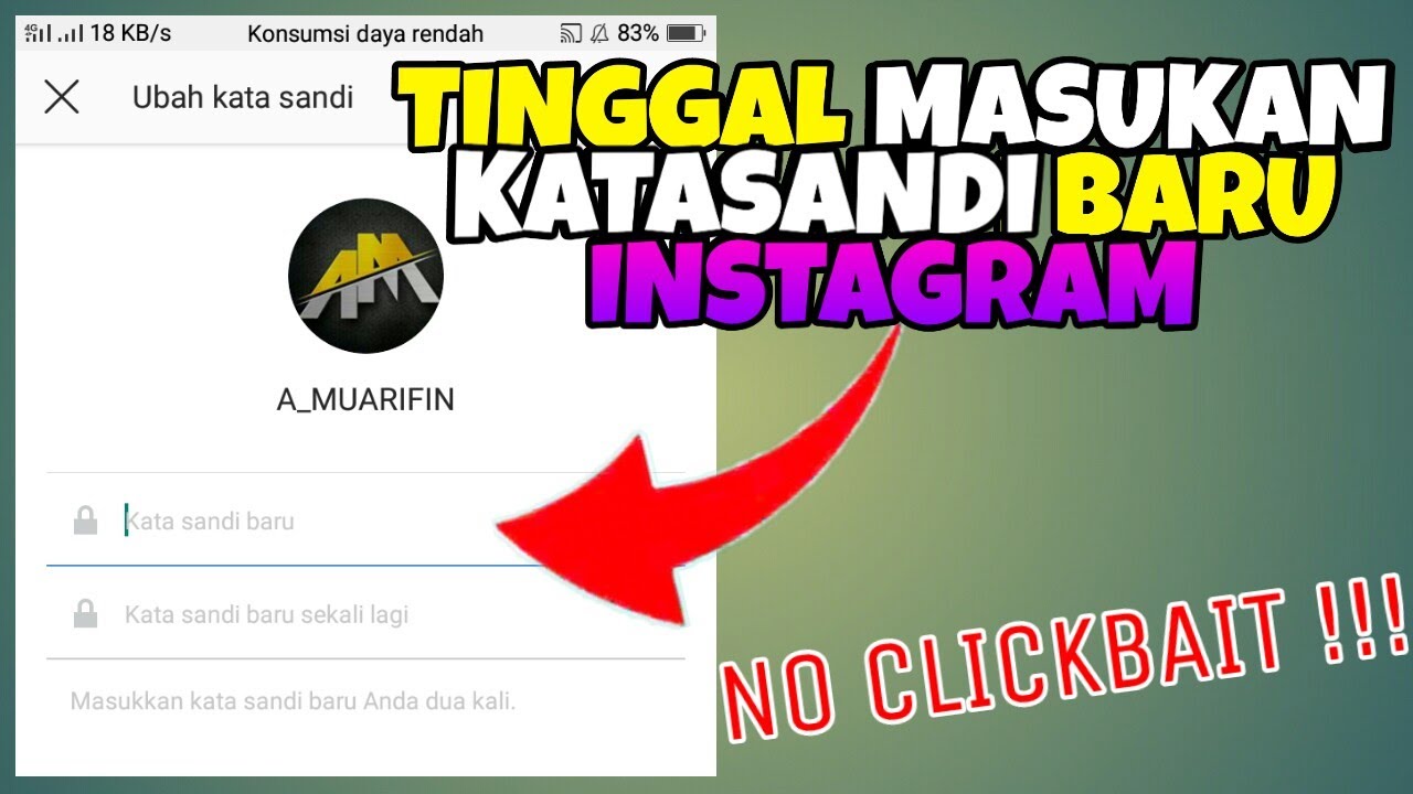 Tutorial Cara Mengganti Kata Sandi Instagram Yang Lupa Ahmad Muarifin