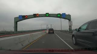 Crossing the Delaware Memorial Bridge from Maryland heading to NYC - February 26, 2023