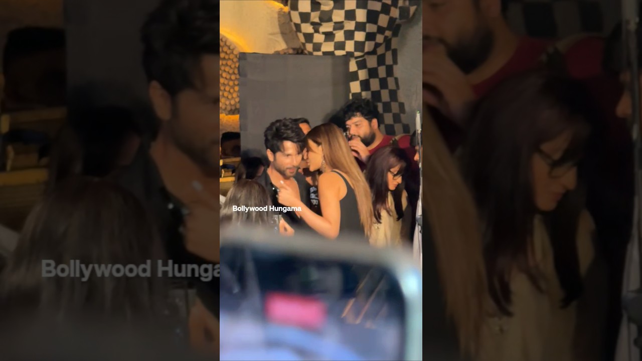 🖤 #shahidkapoor #kritisanon and #rashmikamandanna at the trailer launch of #cocktail2 #shorts