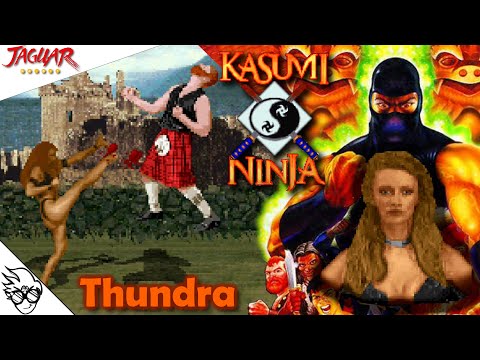 Kasumi Ninja (Atari Jaguar / 1994) - Thundra [Playthrough] [Hard]