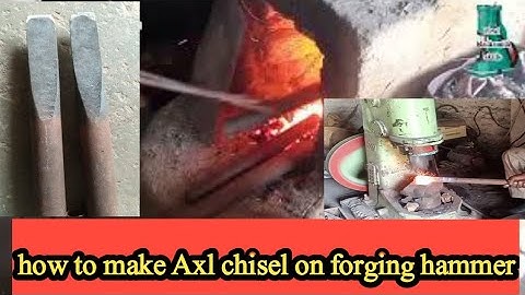 how to make Axl chisel // how to prepare wood cutting chisel // Real blacksmith skills