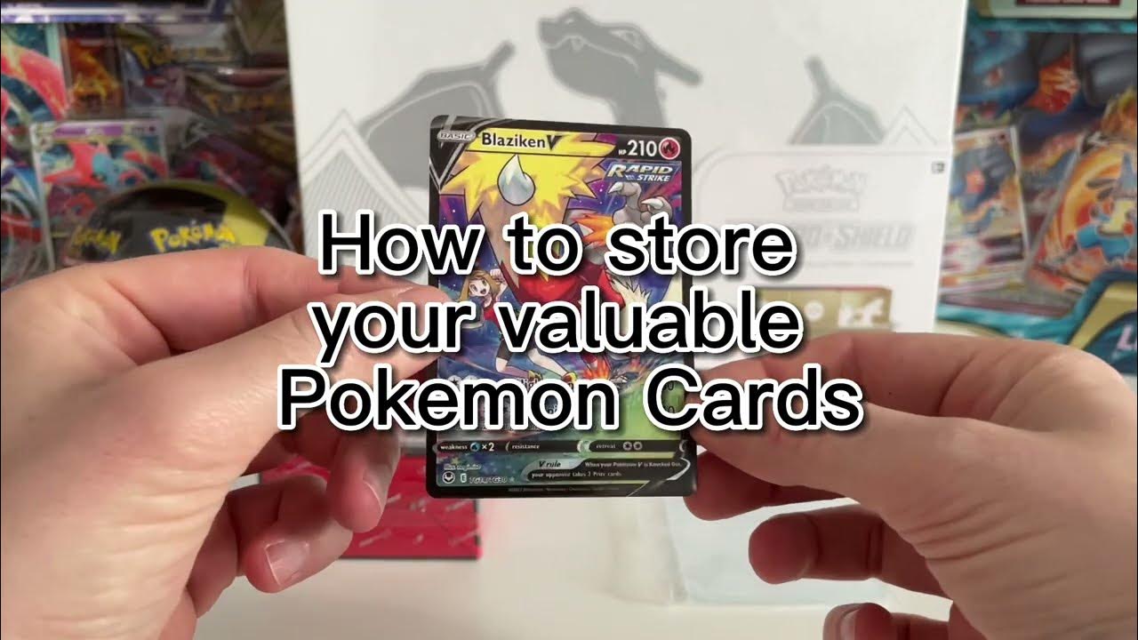 How to store Pokemon Cards properly in 2022 YouTube