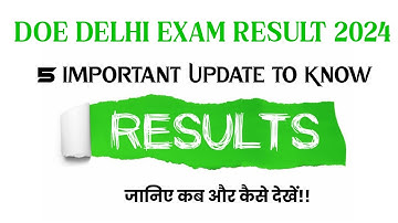 Class 9 & 11 Result Update 2024 | How To Check Result | Delhi Govt School Result Link Pass Policy 24