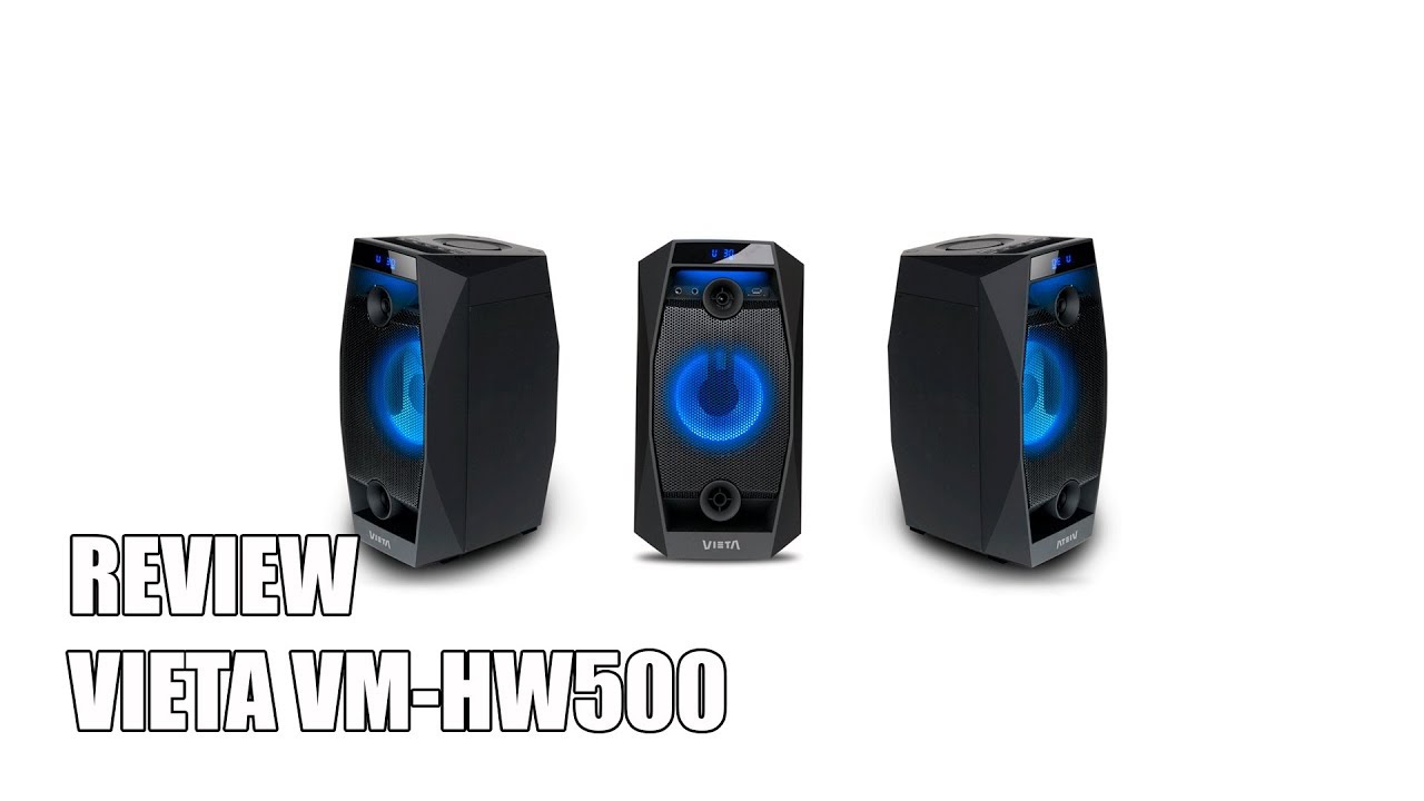 Review Vieta VM-HW500 - Nuevo Altavoz Bluetooth para Fiestas - YouTube