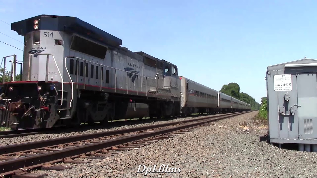 Amtrak Hauling MARC Cab Cars in New England YouTube