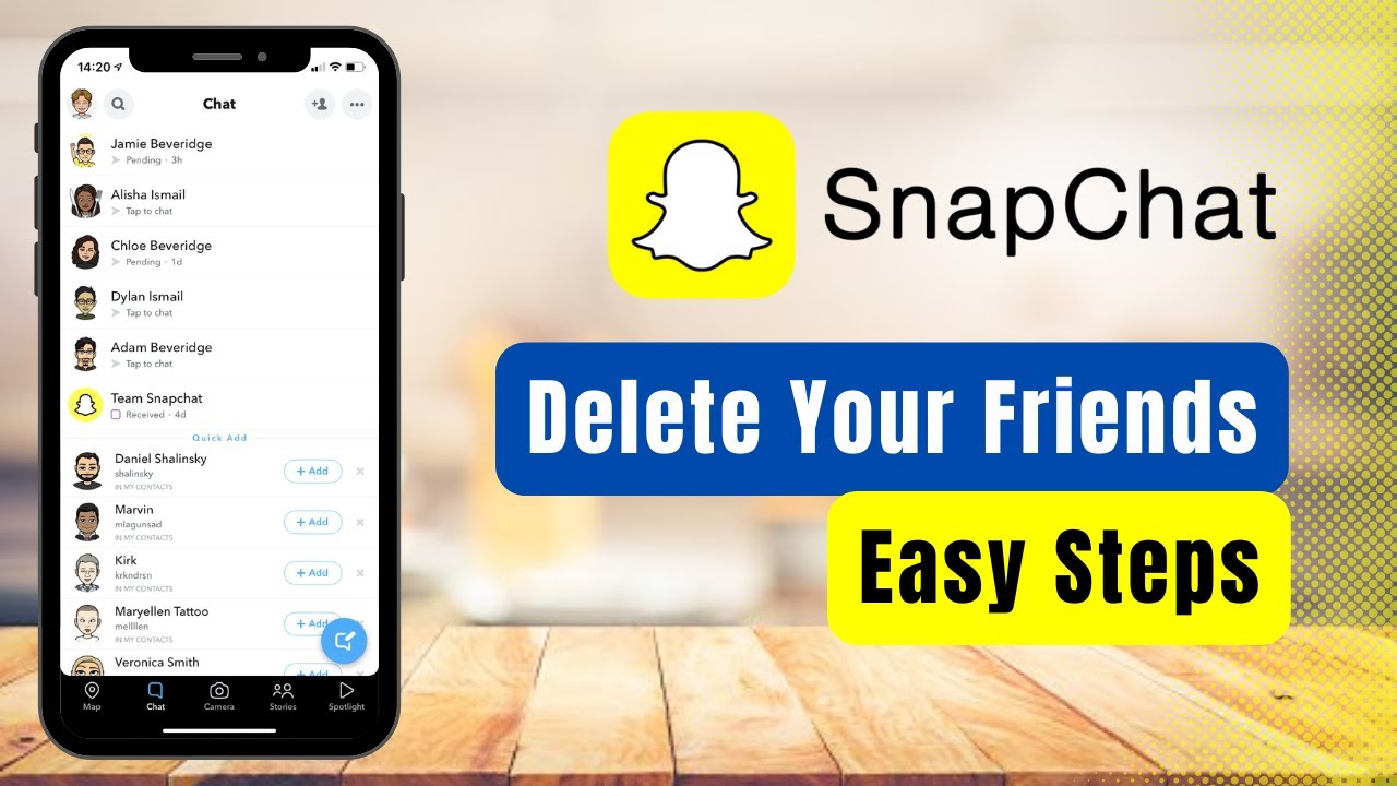 How to Delete Friends in Snapchat 