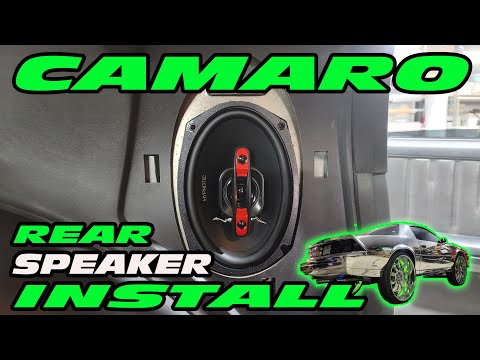 1982 – 1992 3RD GEN CAMARO REAR SPEAKER INSTALL / HOW TO