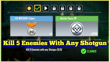 Call Of Duty Mobile Kill 5 Enemies With Any Shotgun Task Complete