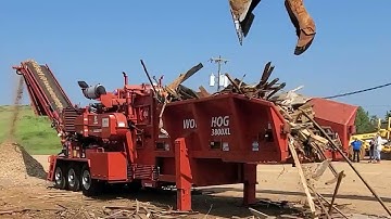Morbark 3800XL Horizontal Grinder- Used Maverick Equipment Put to WORK!