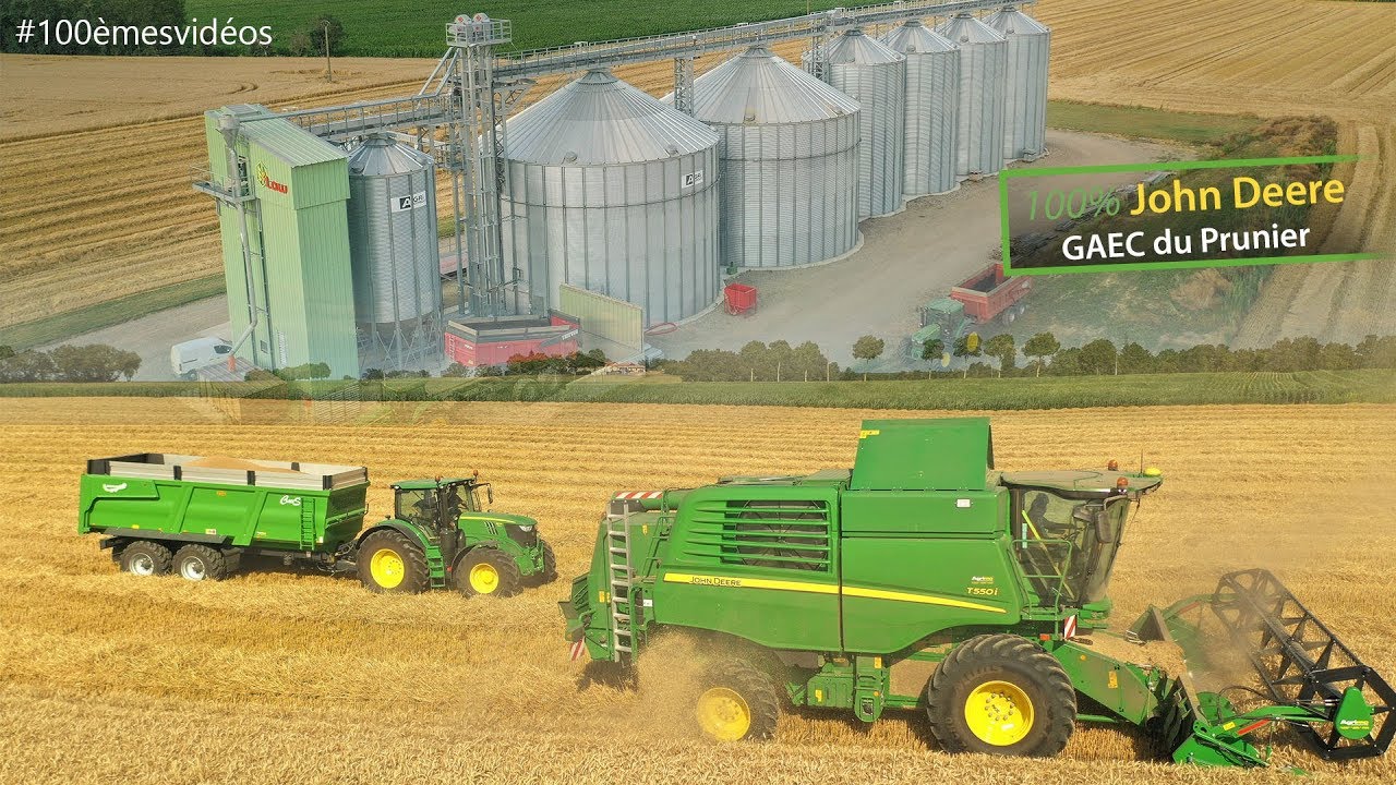 Moisson de Blé 2019 | 100% John Deere | GAEC du Prunier