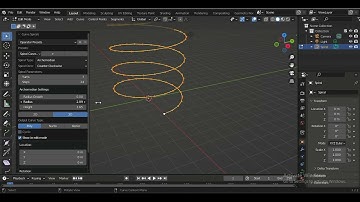Blender, Particles Follow Curve Path