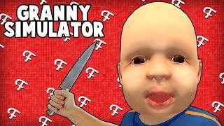 Granny Simulator: Grandma Babysitting, Parkour Rugrats, Monsters Inc Slug! (Comedy Gaming) screenshot 2