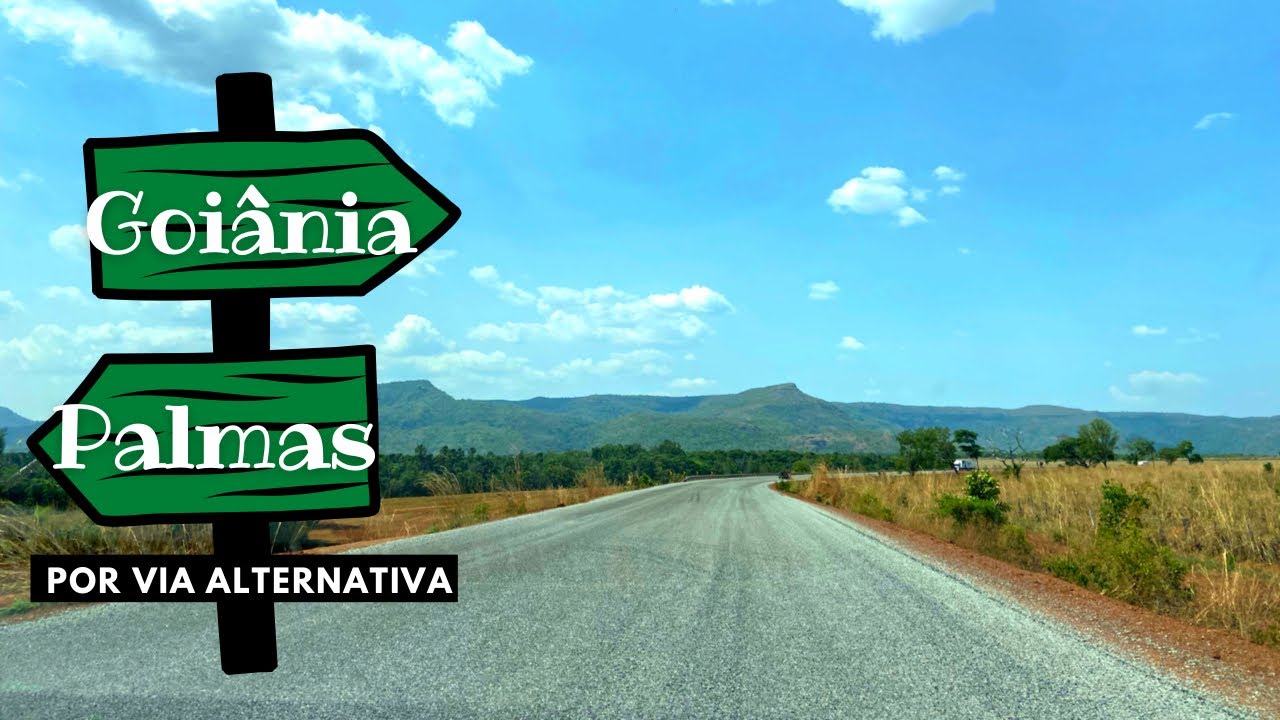 DE GOIÂNIA A PALMAS POR VIA ALTERNATIVA | 100km a mais para não passar ...