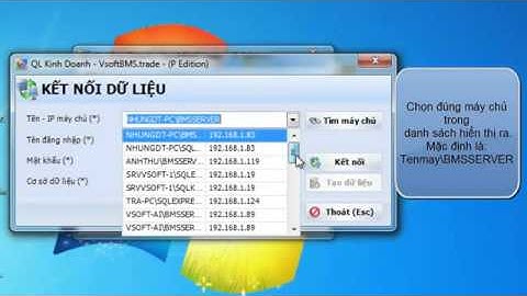 Vsoftgroup.com - Hướng dẫn đăng nhập vào chương trình phần mềm quản lý kinh doanh VsoftBMS.trade
