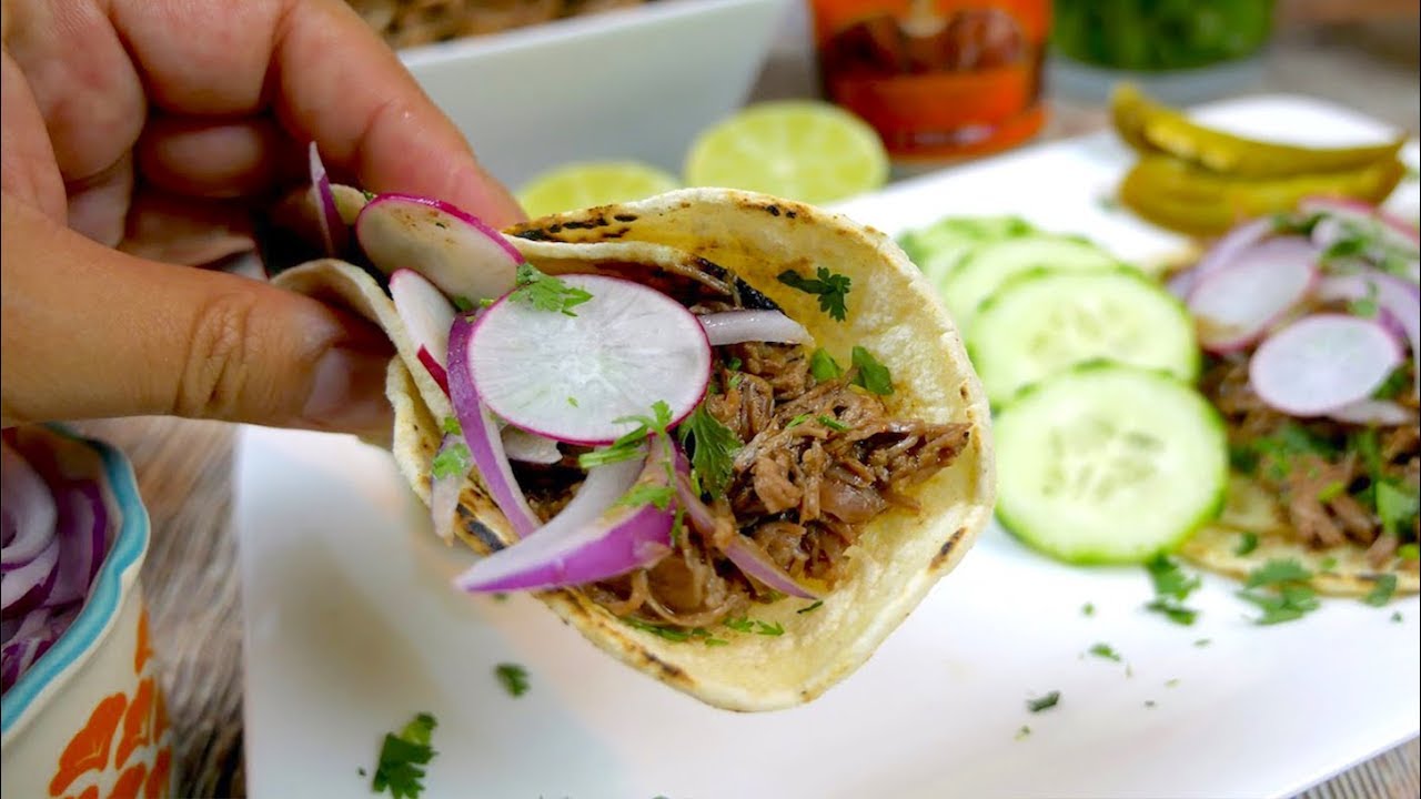 Tacos de Carne "Estilo" Barbacoa - Receta en Olla de Lento Cocimiento - Mi Cocina Rápida | Mi Cocina Rápida - Karen